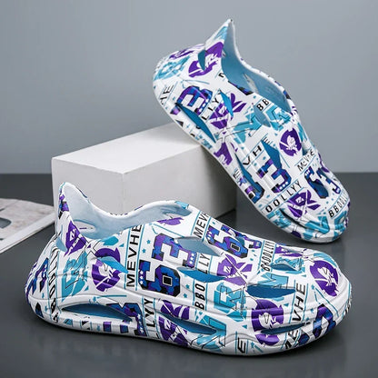 Tamancos masculinos à prova d'água e antiderrapantes, chinelos quentes de inverno para casa, chinelos macios de espuma de memória para casais