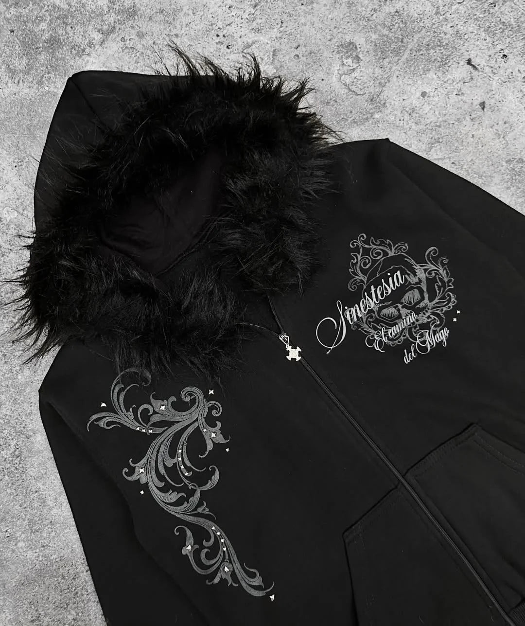 Y2k sudpole fiapos moletom gótico vintage padrão oversized com capuz zipup moletom tendência das mulheres dos homens moda casual streetwear