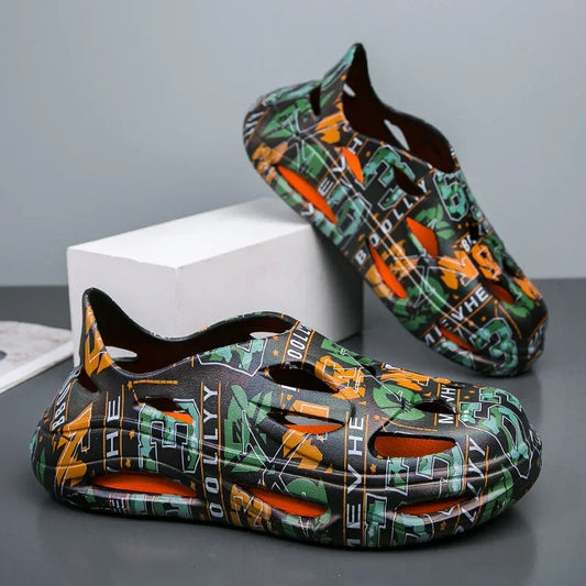 Tamancos masculinos à prova d'água e antiderrapantes, chinelos quentes de inverno para casa, chinelos macios de espuma de memória para casais