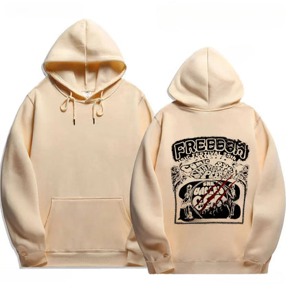 Hoodies Cry of Fear para homens e mulheres, moletom unissex de manga comprida, com capuz frente e verso, tamanho XS-3XL, novo estilo, 2024