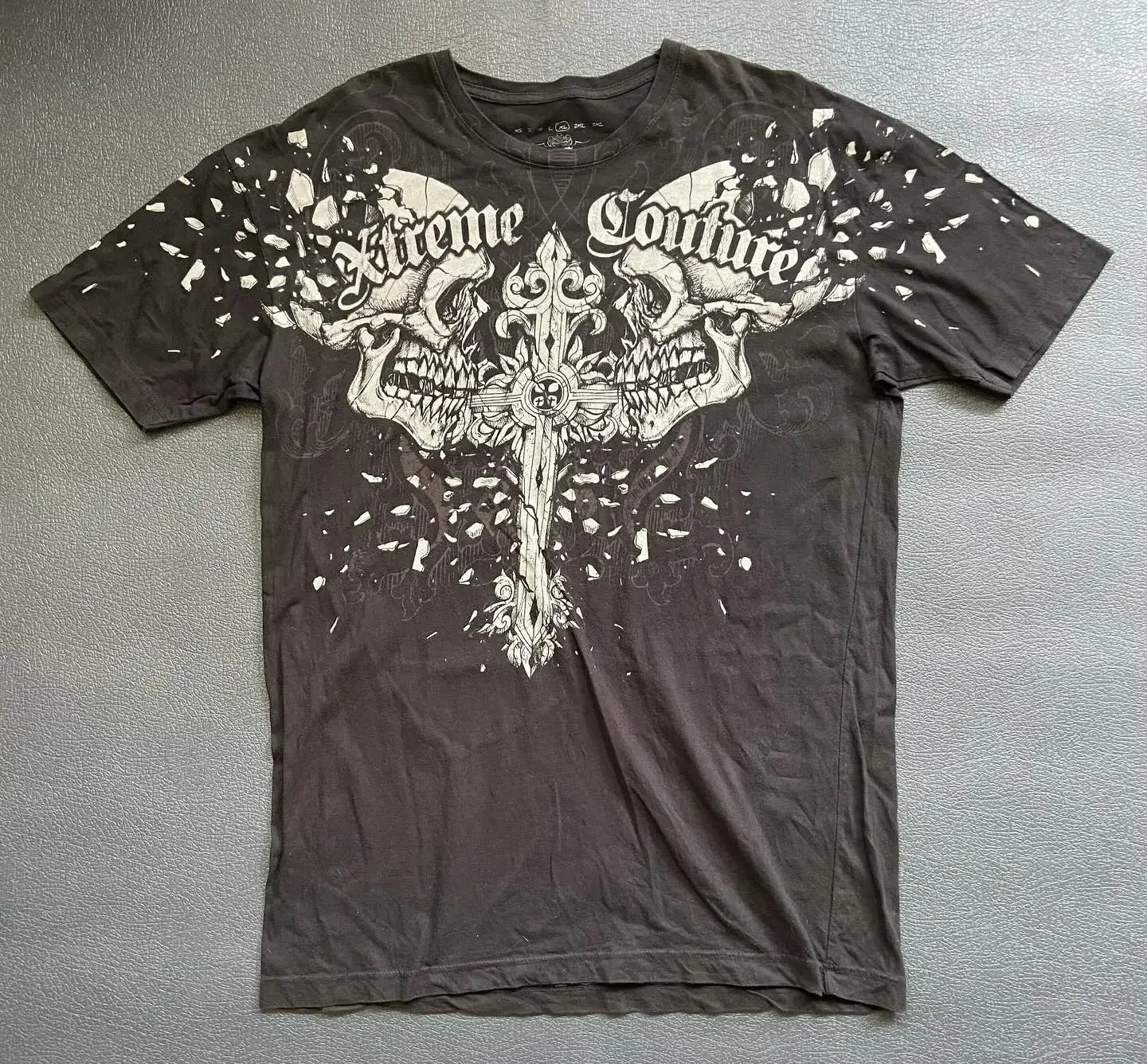 Gótico xtreme verão camiseta homem 2000s asas crânio gráfico camiseta leve algodão manga curta casual respirável camiseta